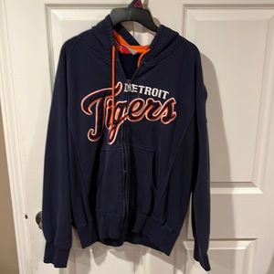 Detroit tiger zip up hoodie